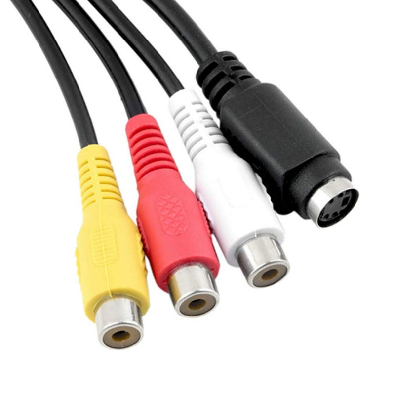 ANRANK High Performance VGA SVGA to S-Video 3 RCA Composite AV TV Out Adapter Converter Cable for PC Laptop - Image 4
